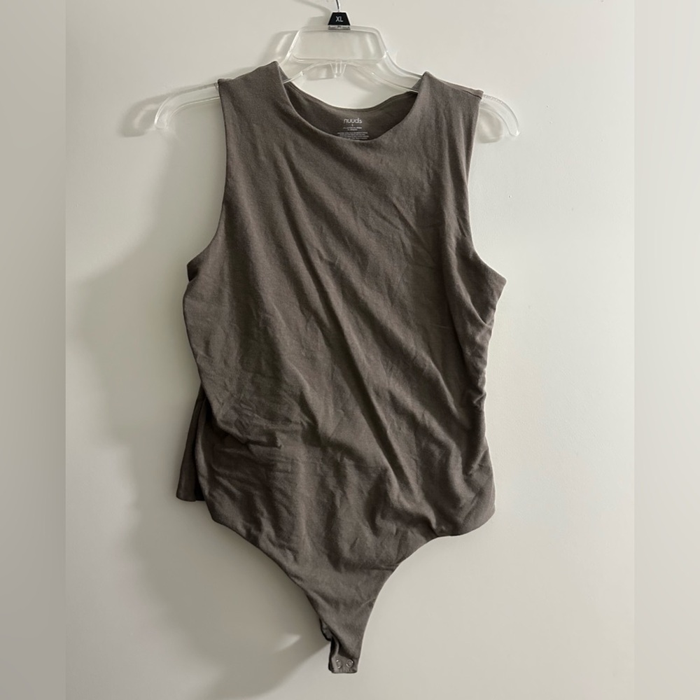 Brownish Sleeveless Bodysuit